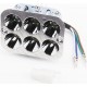Фары квадратной внутренняя часть 6-LED, 90*65мм, TUNING Китай