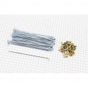 Спица задняя L-160мм, D-3,7мм, к-кт 36шт (усиленная) Китай