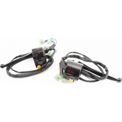 Блок кнопок на руле к-кт с рычагами (провода с "фишками", под зеркала М8) ALPHA Китай