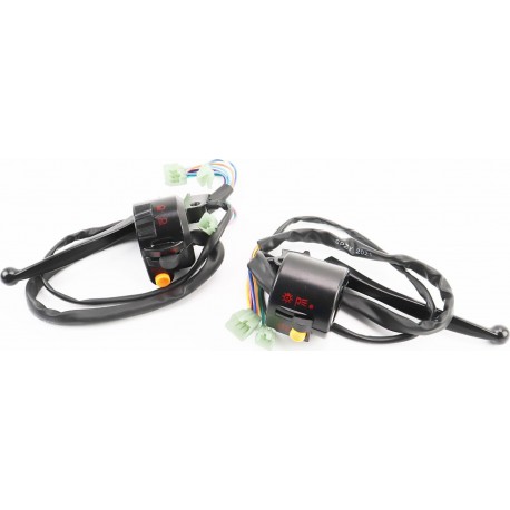 Блок кнопок на кермі к-кт із важелями (проводи з "фішками", під дзеркала М8) ALPHA Китай