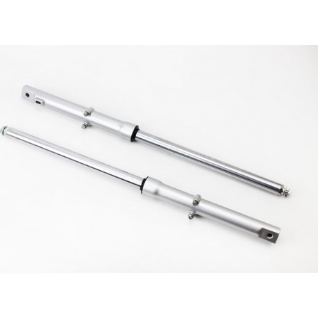 Вилка передня (перо) ліве, праве к-кт 2шт, L-655мм/ d-27мм, вісь 10мм Китай