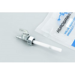 Кран паливний ALPHA з прямим штуцером, товстий корпус крана KUROSAWA