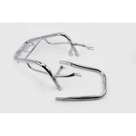 Багажник задний+подножки, хром+откидная грузовая боковая платформа (лев, прав.), к-кт тип 2 Китай