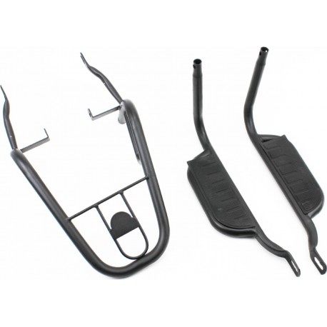 Багажник задний+подножки к-кт "чёрный" Китай