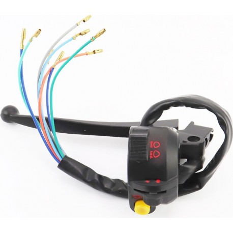 Блок кнопок на руле левый с рычагом (под зеркала М10) ALPHA (без фишки) Китай