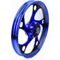 Диск задний литой 1,6-17" ALPHA/ACTIVE "волна", чёрно-синий (ось 12мм) Китай