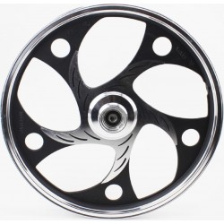 Диск колісний передній литий 1,4x17" ACTIVE "хвиля", чорний "під дискове гальмо" (вісь 12мм) Китай