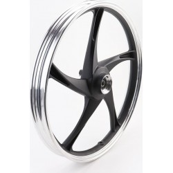 Диск колісний передній литий 1,4x17" ACTIVE "промені", чорний "під дискове гальмо" (вісь 12мм) Китай