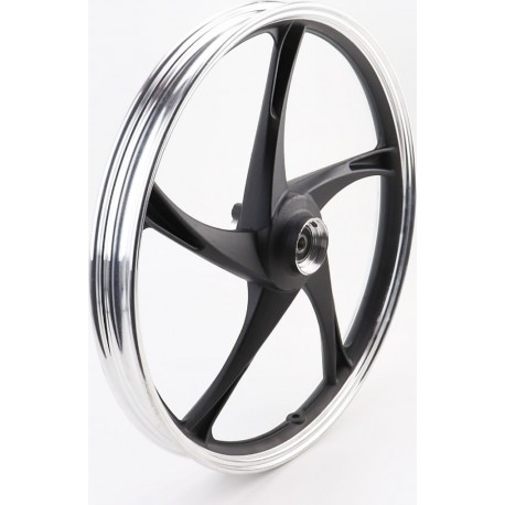 Диск колісний передній литий 1,4x17" ACTIVE "промені", чорний "під дискове гальмо" (вісь 12мм) Китай