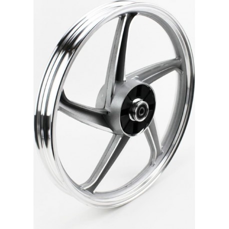 Диск задній литий 1,6x17" ALPHA/ACTIVE "промені", сірий тип 2 (вісь 12мм) Китай