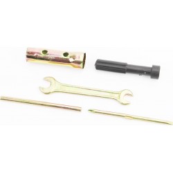 Ключ свечной для 4Т-16/18мм+3 предмета (рожковый ключ 8x10мм/шток/отвертка+-) "ЗИП" Китай