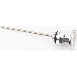 Щуп рівня оливи 103мм, хром+датчик температури, TUNING Китай