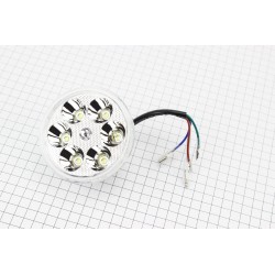 УЦЕНКА DELTA Фары круглой внутренняя часть 6-LED с ободком, 80мм (не горит несколько диодов) Китай