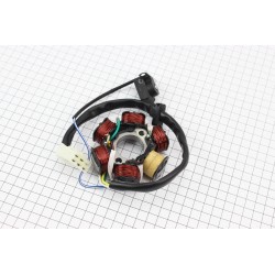 Статор магнето (генератора) (6 катушек разъем "мама 5") тип 2 Китай