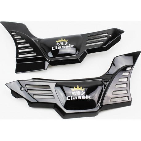 Пластик боковой лев., прав. к-кт 2шт, чёрный, NEW тип 2 Китай