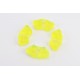 Демпферная резинка заднего спицованного колеса (к-кт 4шт) "силикон, жёлтые " Китай