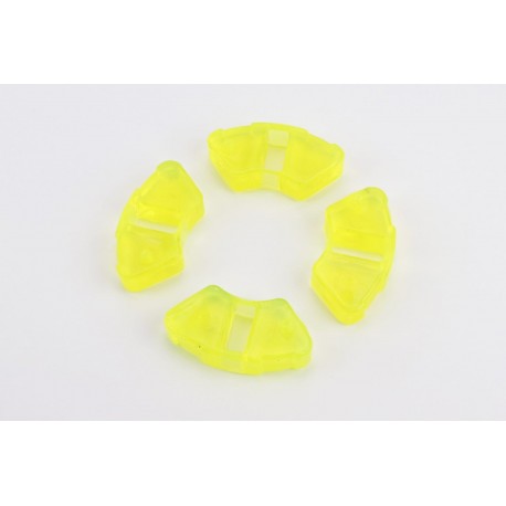 Демпферная резинка заднего спицованного колеса (к-кт 4шт) "силикон, жёлтые " Китай