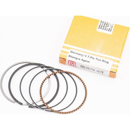 Кільця поршневі 110cc 52,4мм+0,75, жовта коробка SEE