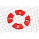 Демпферная резинка заднего литого колеса (к-кт 4шт), красные DDL