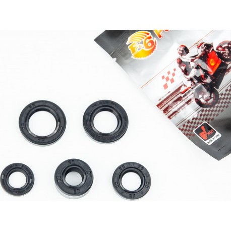 Сальники к-кт 5шт (11,6x24x10/ 12x21x4/ 13,7x24x5/ 17x29x5/ 18,9x30x5) двигателя, 70cc Formula