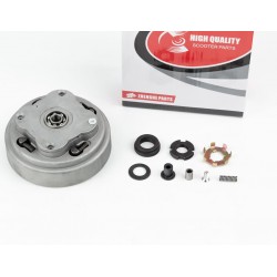 Сцепление двухдисковое в сборе (корзина) Delta 70/110cc "механика"+6 деталей ZHENGHE