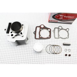 Цилиндр к-кт (цпг) 125cc-52,4мм (палец 13мм, высота цилиндра 78,3мм, высота поршня 37мм) ZHENGHE