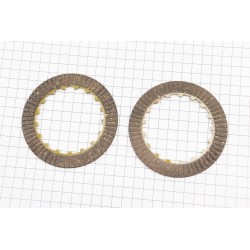 Диск сцепления фрикционный, к-кт 2 шт DELTA Viper