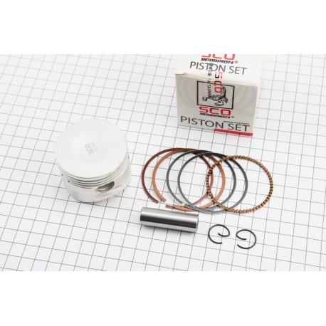 Поршень к-кт 110cc 52,4мм STD (палец 13мм) Scorpion