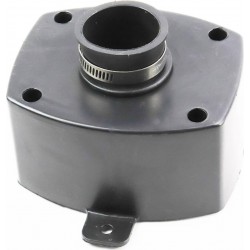 Фільтр повітряний в зборі "овальний" (з паперовим елементом) Китай (357111)