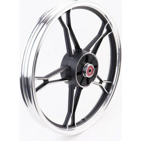 Диск задний литой 1,6x17" DELTA, черный (ось 12мм) Китай