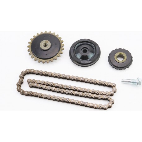 Цепь распредвала 110cc-25H-84L+ролики 3шт Китай