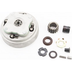 Сцепление двухдисковое в сборе (корзина) Delta 110/125cc "механика"+9 деталей Китай