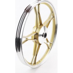 Диск колісний передній литий 1,2x17" DELTA, жовтий (вісь 10мм) Китай