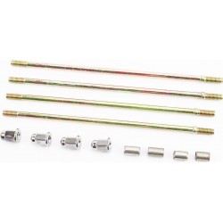 Шпилька двигуна к-кт 70cc (193мм, 2шт, 186мм, 2шт)+гайки, втулки Китай