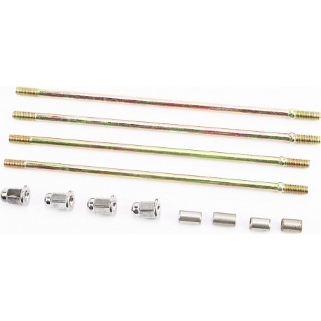 Шпилька двигателя к-кт 70cc (193мм-2шт, 186мм-2шт)+гайки, втулки Китай