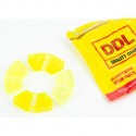 Демпферная резинка заднего спицованного колеса (к-кт 4шт) "силикон, жёлтые" DDL