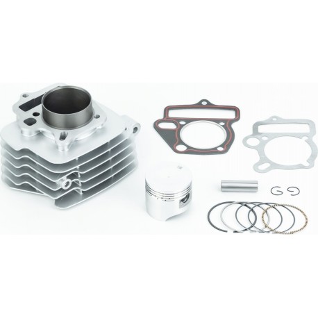 Цилиндр к-кт (цпг) 125cc-52,4мм (палец 13мм, высота цилиндра 78,5мм, высота поршня 44мм), с ухом Китай