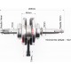 Коленвал+подшипники+шестерня 110cc-Active TMMP