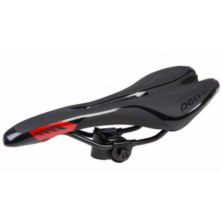 Седло спортивное с отверстием CPO 1290 280*135 мм черный с красным