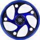 Диск задний литой 1,6-17" ALPHA/ACTIVE "волна", чёрно-синий (ось 12мм) Китай