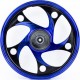 Диск задний литой 1,6-17" ALPHA/ACTIVE "волна", чёрно-синий (ось 12мм) Китай