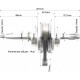 Коленвал+подшипники+шестерня 70cc JWBP