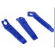 Лопатка бортувальна для покришок набір 3 шт. пластик. синій KL-9720С