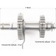 Коробка передач "1+1" (два вали з шестернями) d-12мм під сепаратор (для квадроцикла 125cc із задньою передачею D/N/R) Китай
