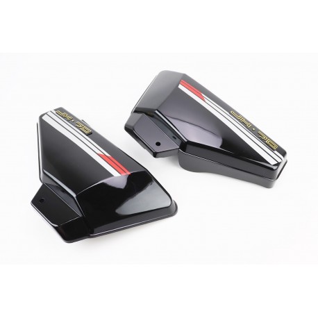 Пластик-крышка бардачка, левая, правая к-кт, чёрный Китай