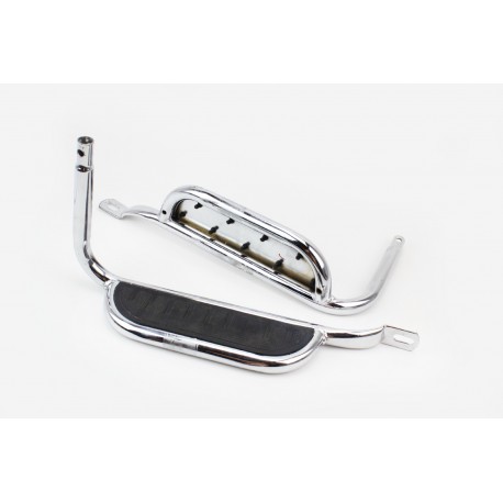 Подножки задние лев., прав.. к-кт 2 шт, хром Китай