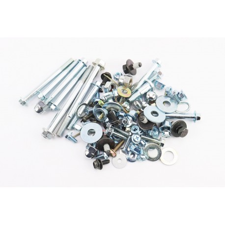 Болти, гайки, втулки, шайби, кріплення в наборі 121од. Китай