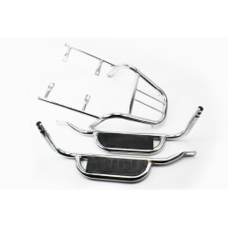 Багажник задний+подножки к-кт, хром тип 1 Китай