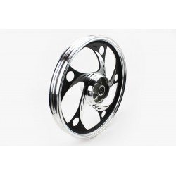 Диск задний литой 1,6-17" ALPHA/ACTIVE "волна", чёрный (ось 12мм) TATA