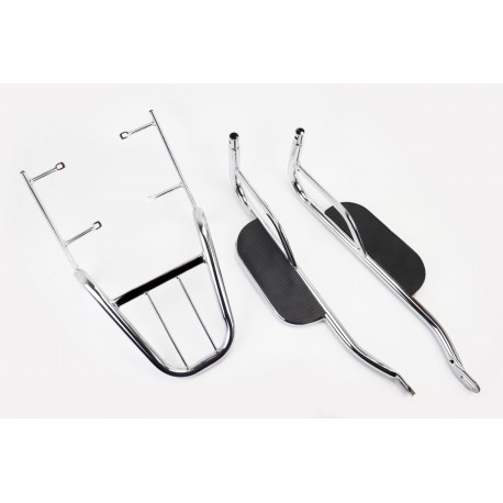 Багажник задний+подножки к-кт, хром тип 3 Viper